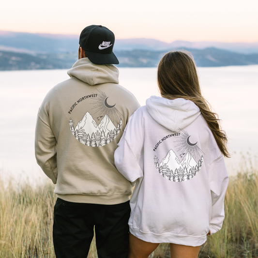 Unisex Hoodie PNW, mountains