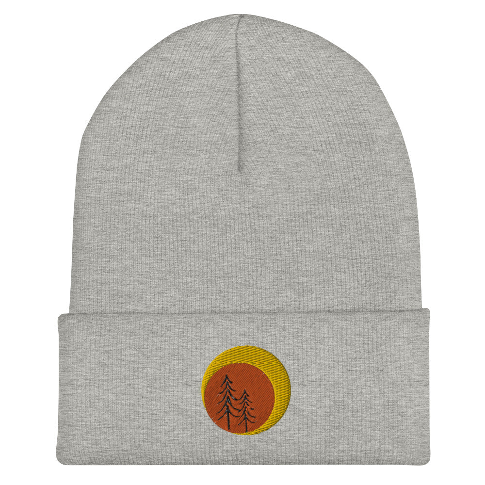 Cuffed Beanie Cap- Embroidered emblem PNW inspired