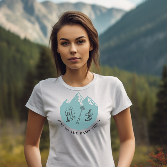 Women's Relaxed T-Shirt - Hiking, mountains