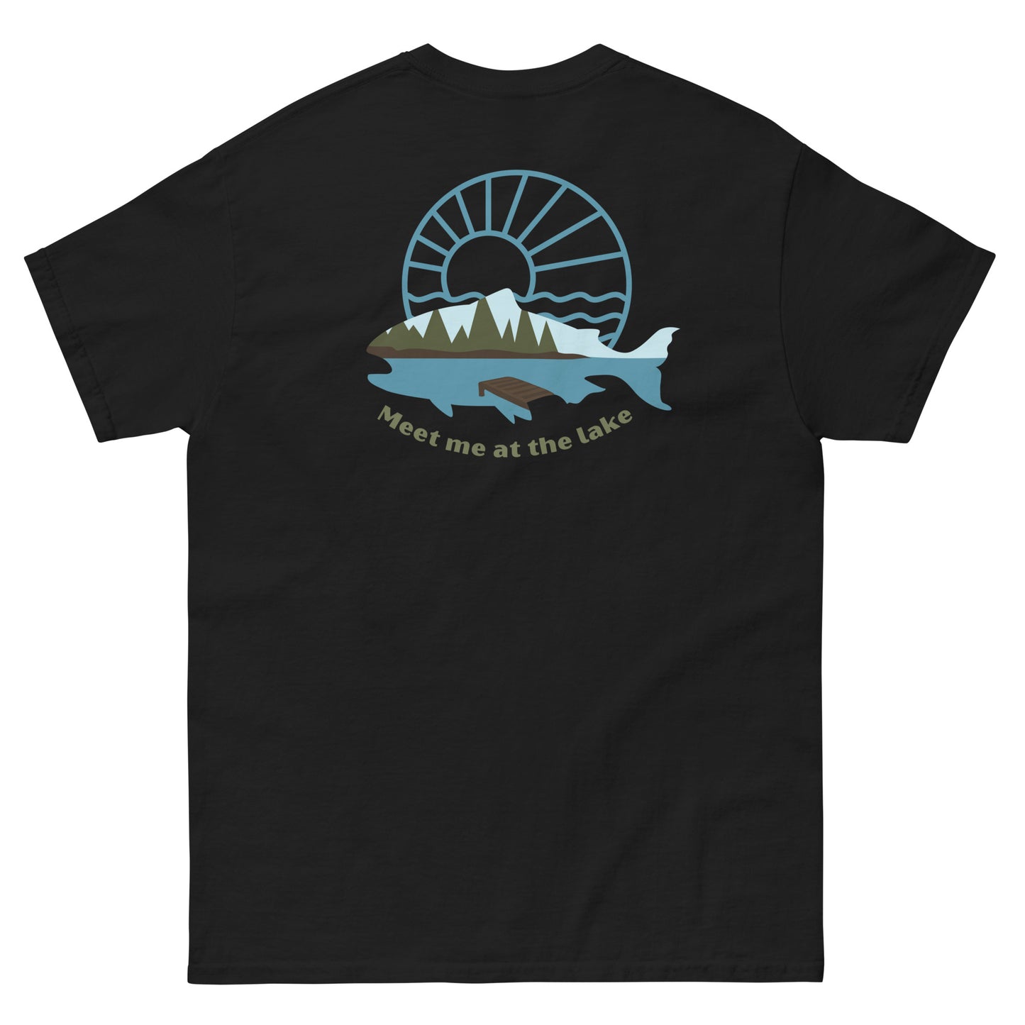 Men's classic tee - Meet at the lake