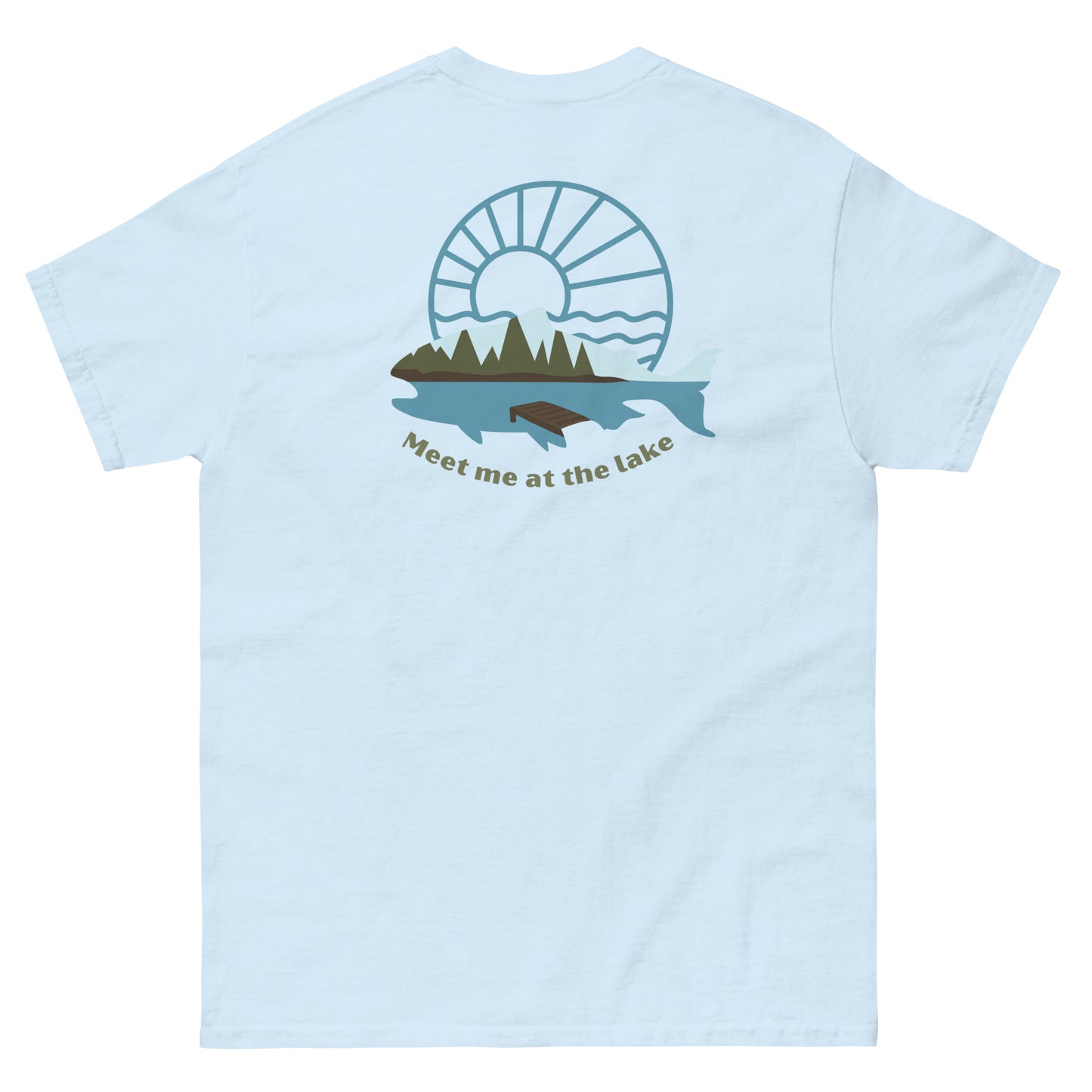 Men's classic tee - Meet at the lake