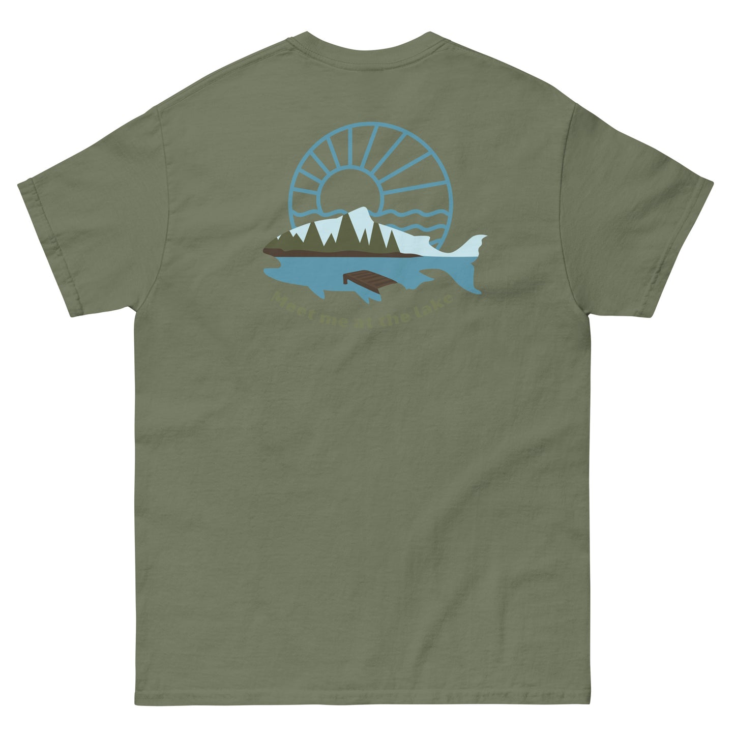 Men's classic tee - Meet at the lake