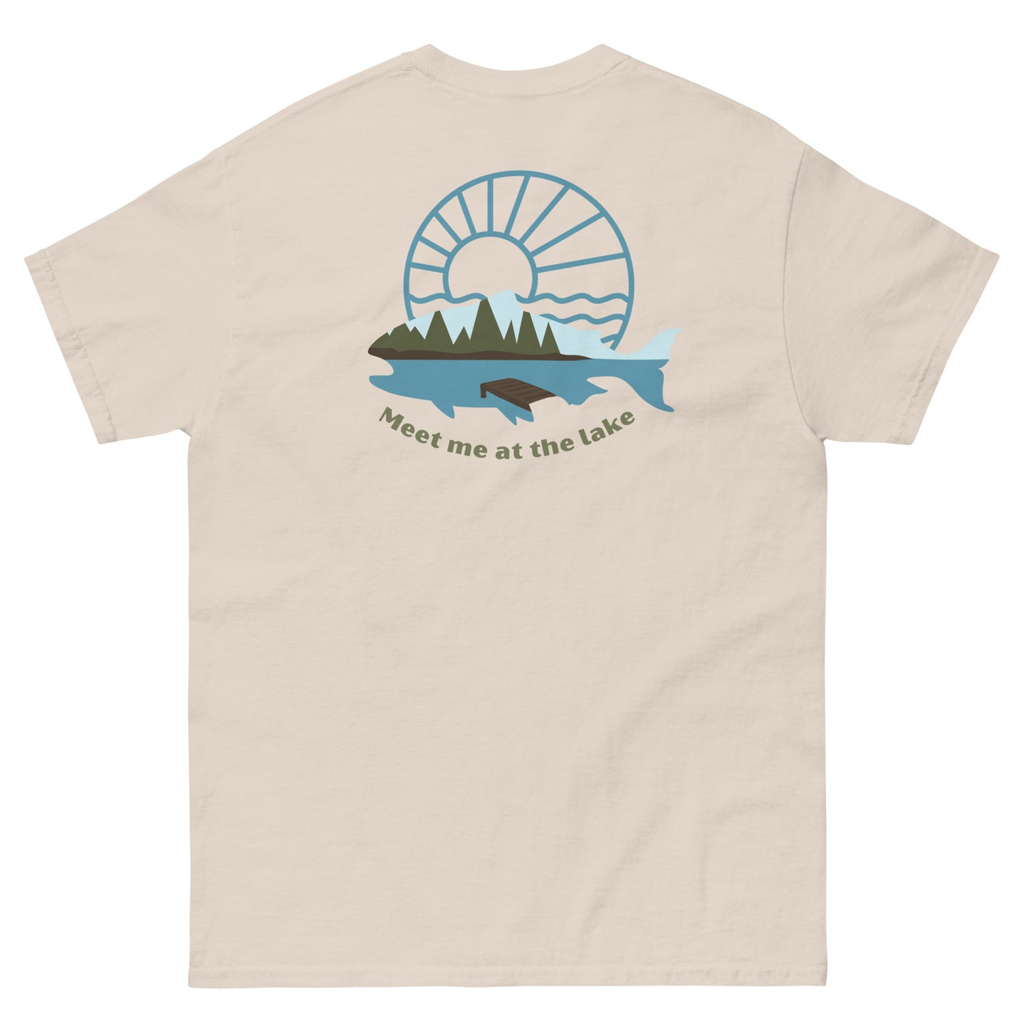 Men's classic tee - Meet at the lake