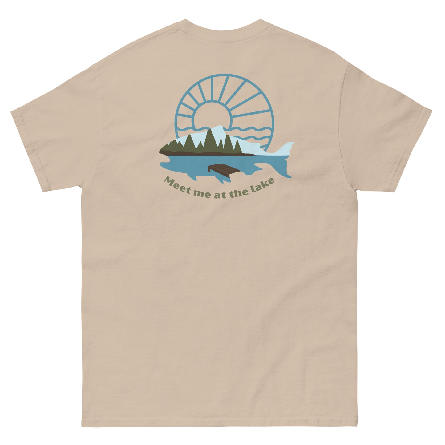 Men's classic tee - Meet at the lake