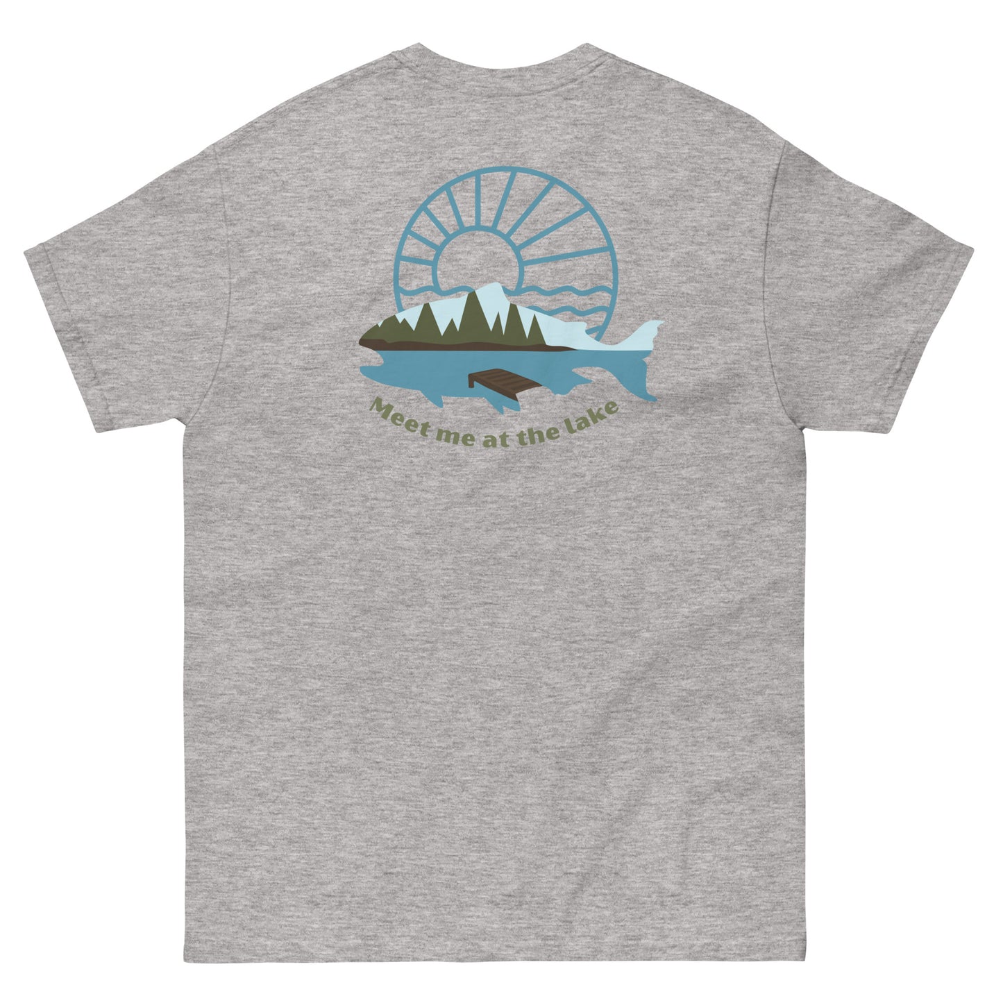 Men's classic tee - Meet at the lake