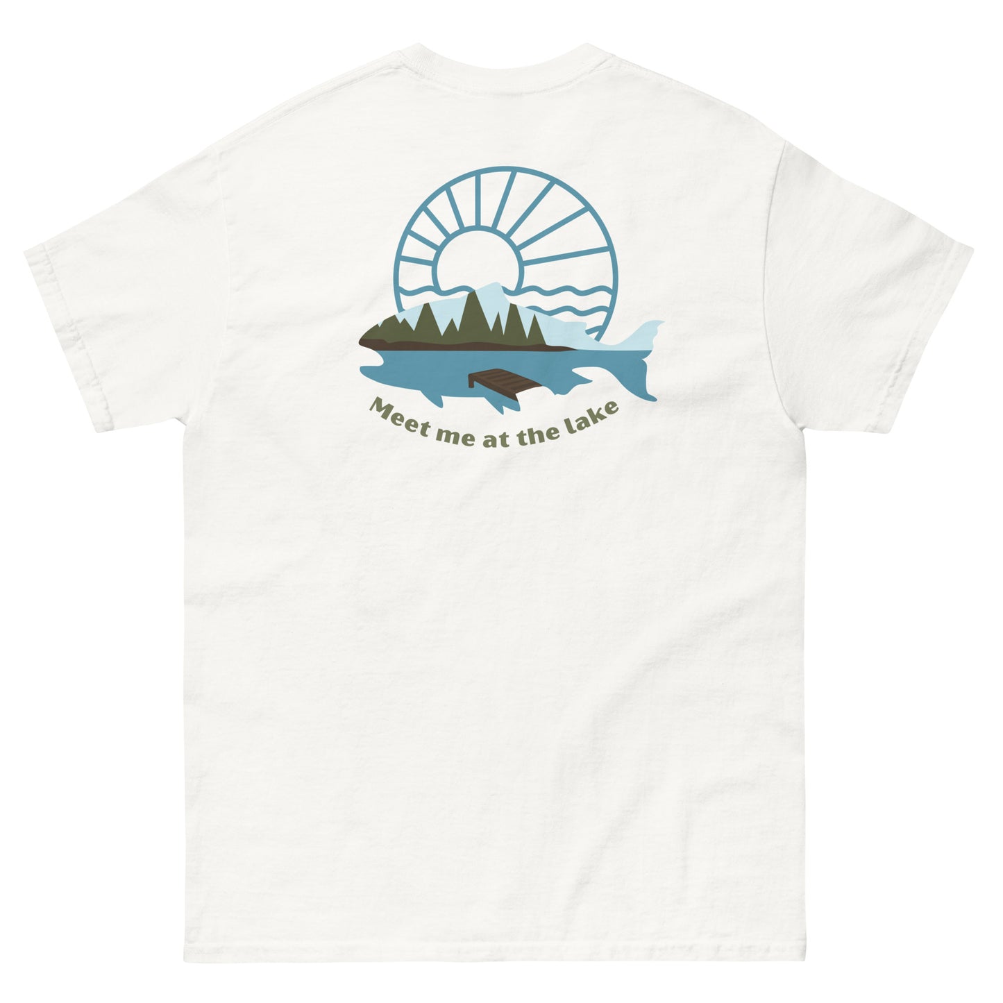 Men's classic tee - Meet at the lake