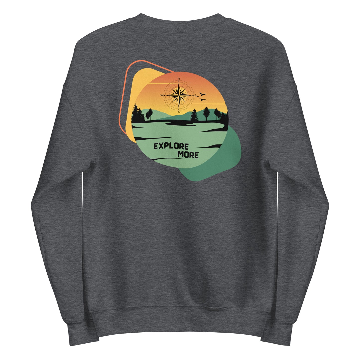 Unisex Sweatshirt - Back design, explore