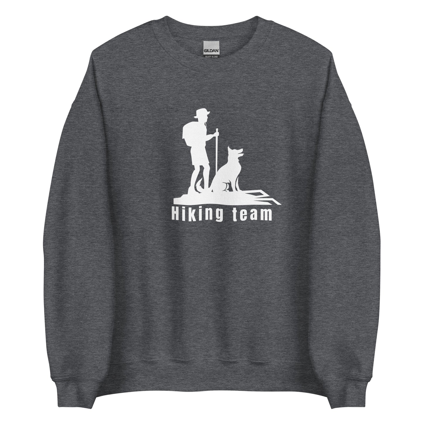 Unisex Sweatshirt - Hiking team, dog and man