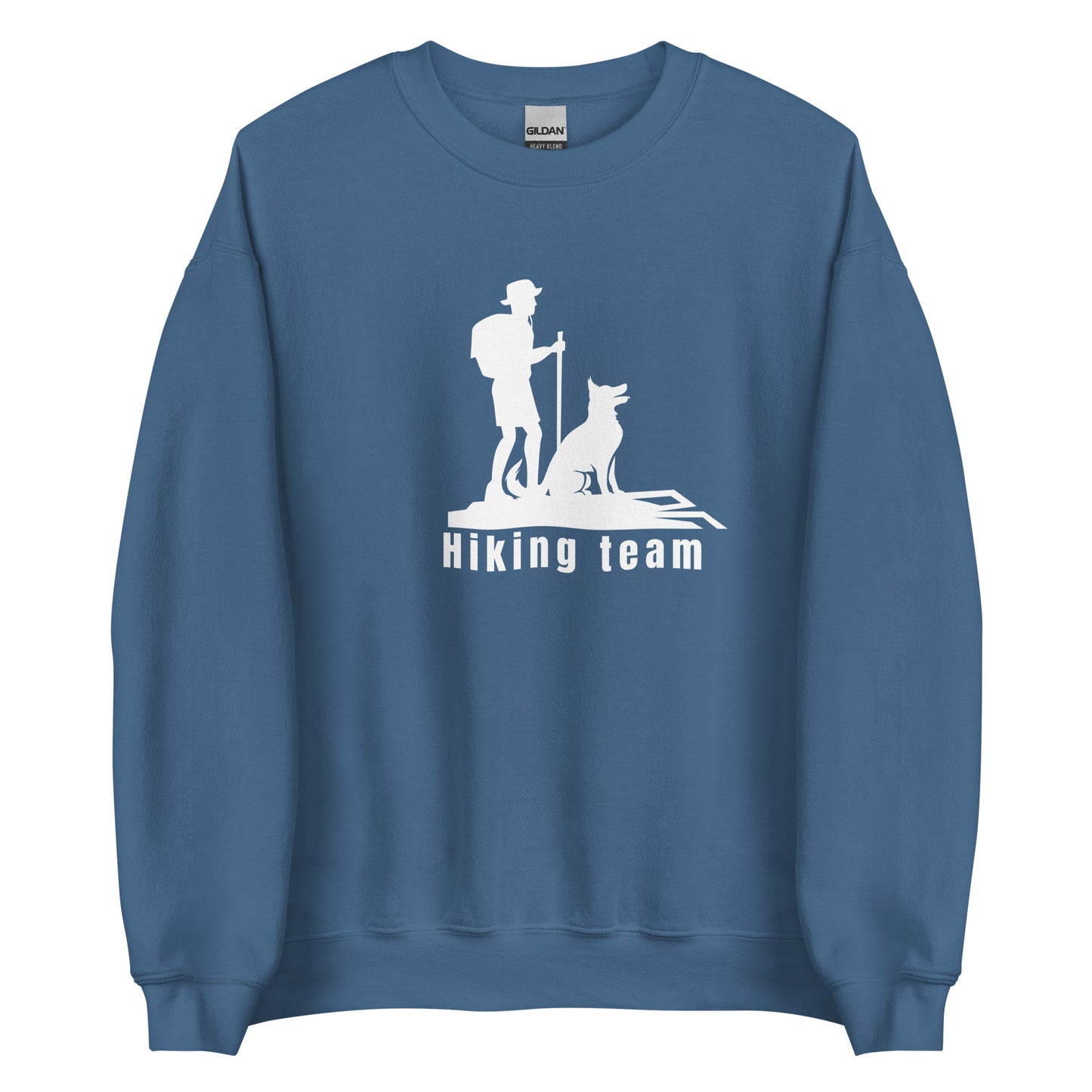 Unisex Sweatshirt - Hiking team, dog and man