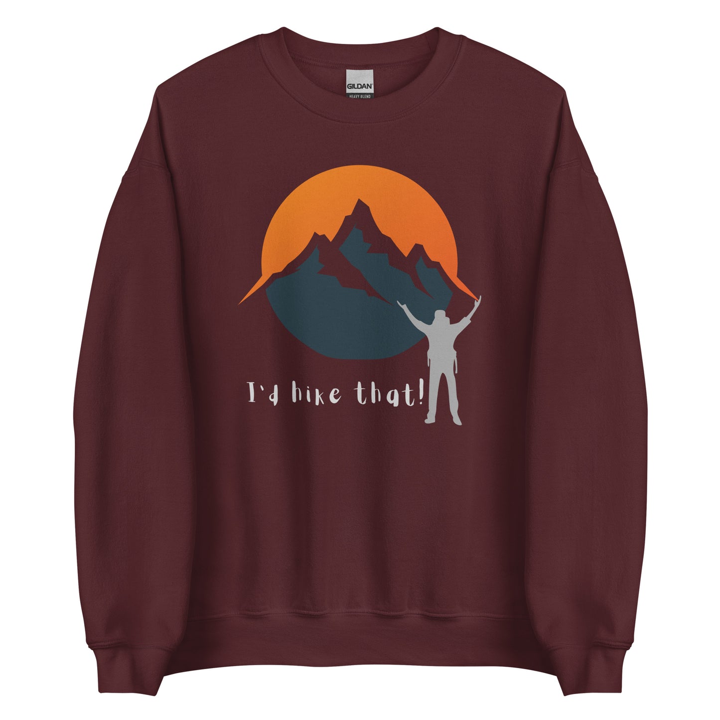 Unisex Sweatshirt- Hiking, mountain