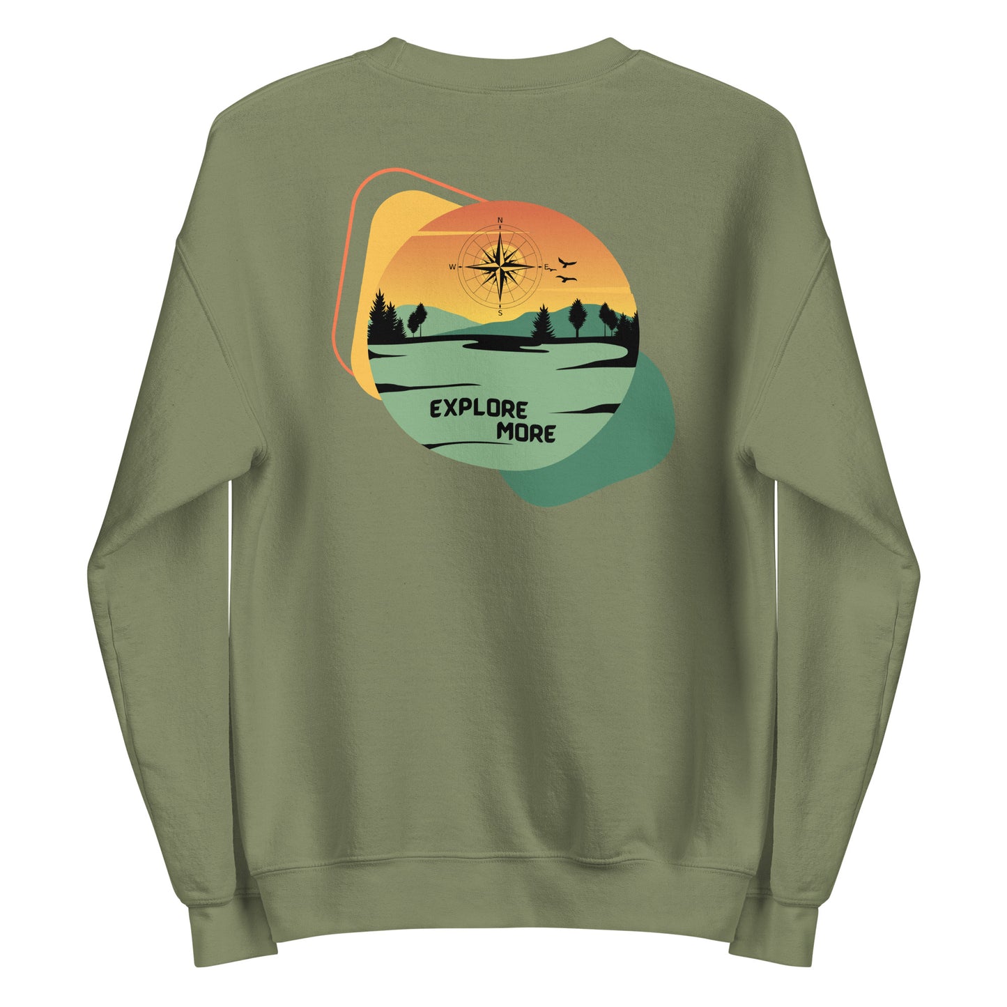 Unisex Sweatshirt - Back design, explore