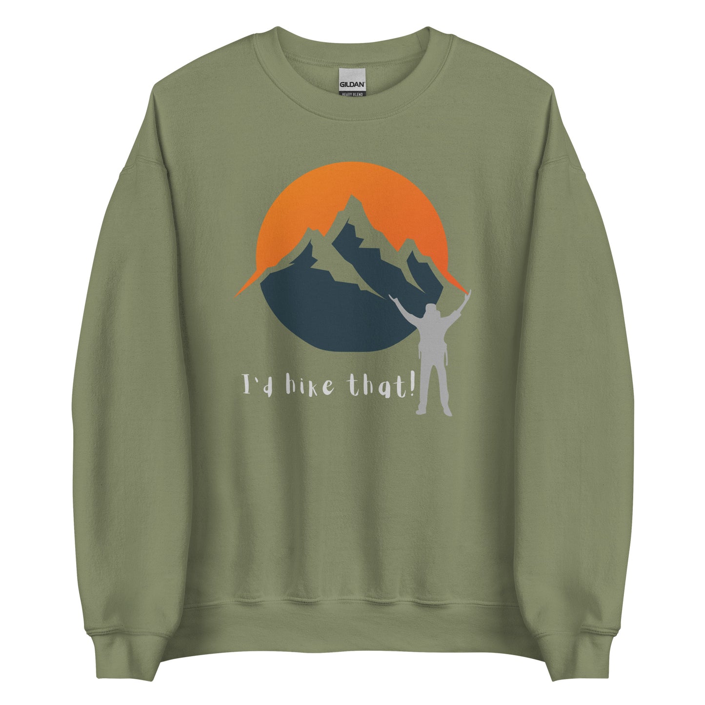 Unisex Sweatshirt- Hiking, mountain