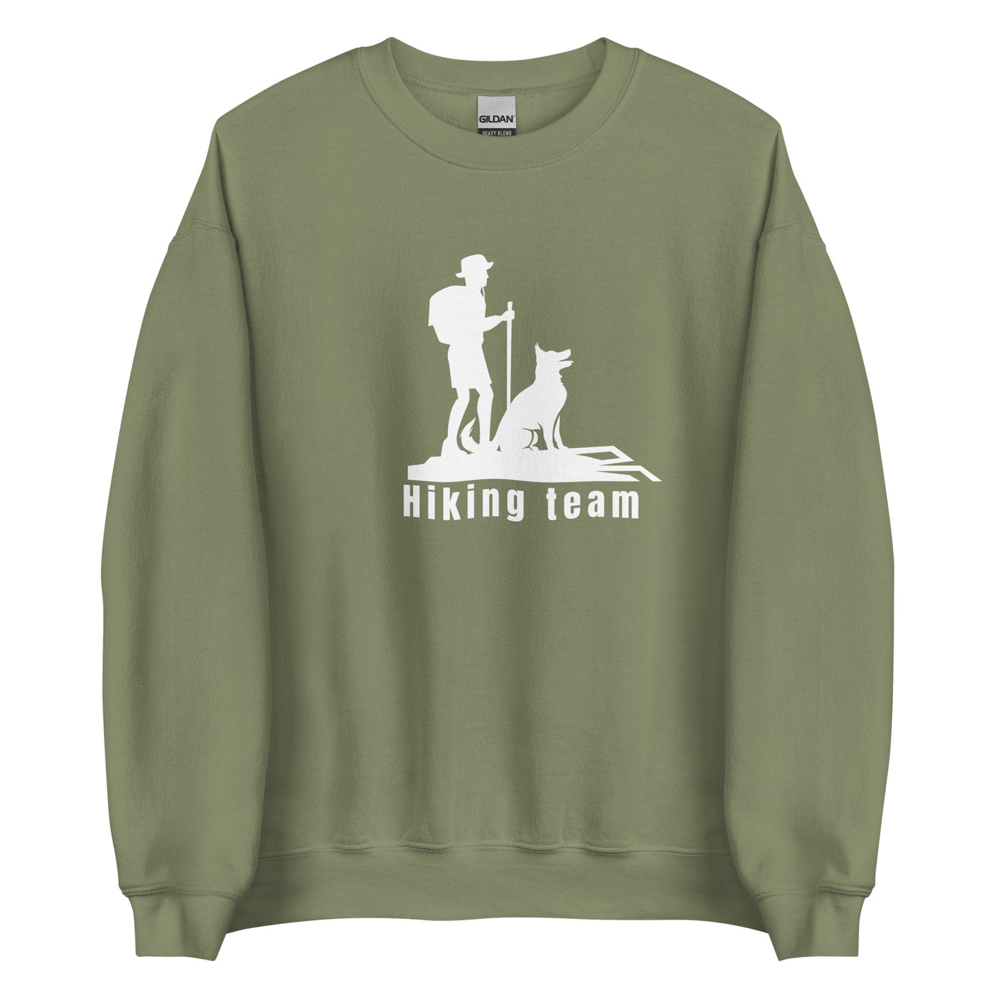 Unisex Sweatshirt - Hiking team, dog and man