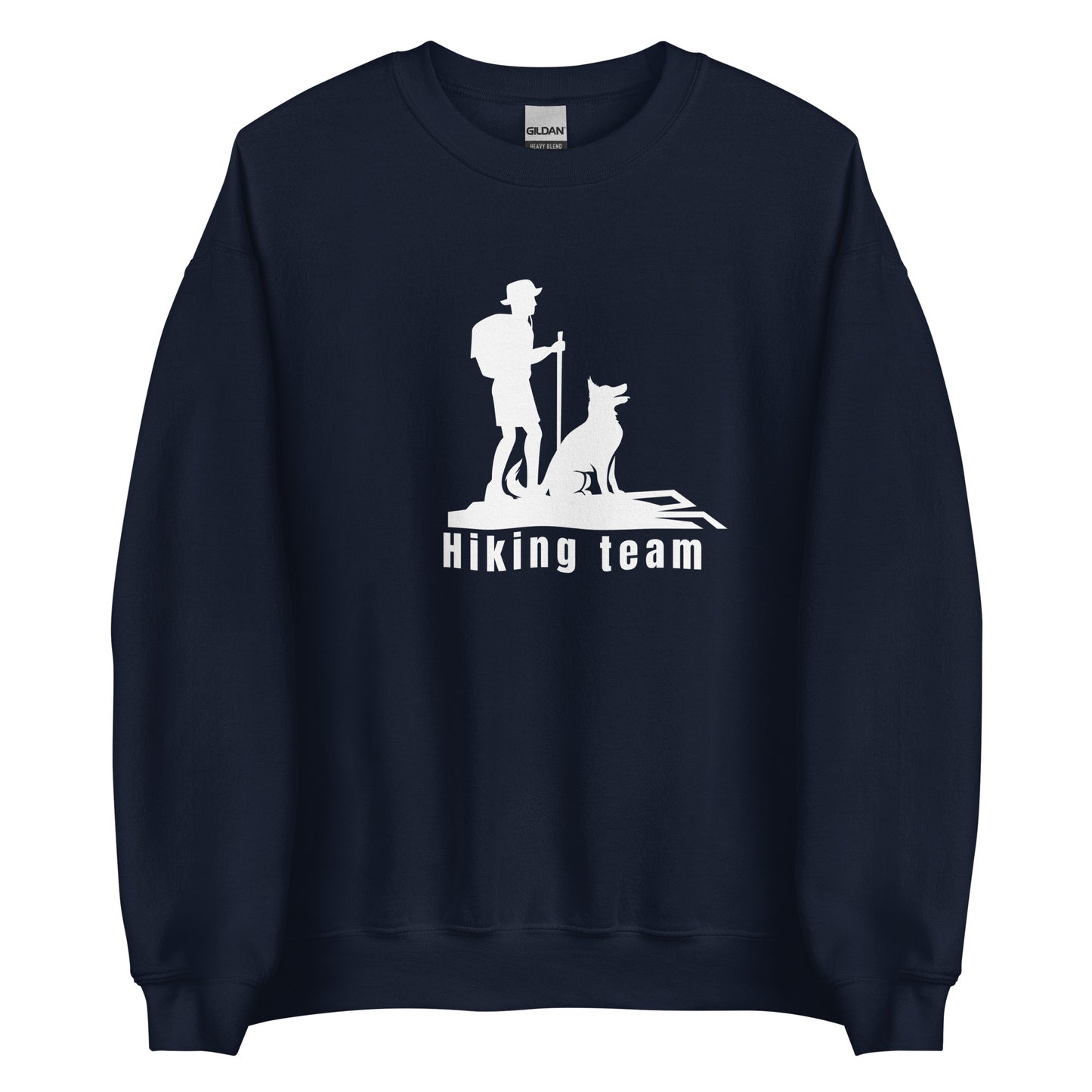 Unisex Sweatshirt - Hiking team, dog and man