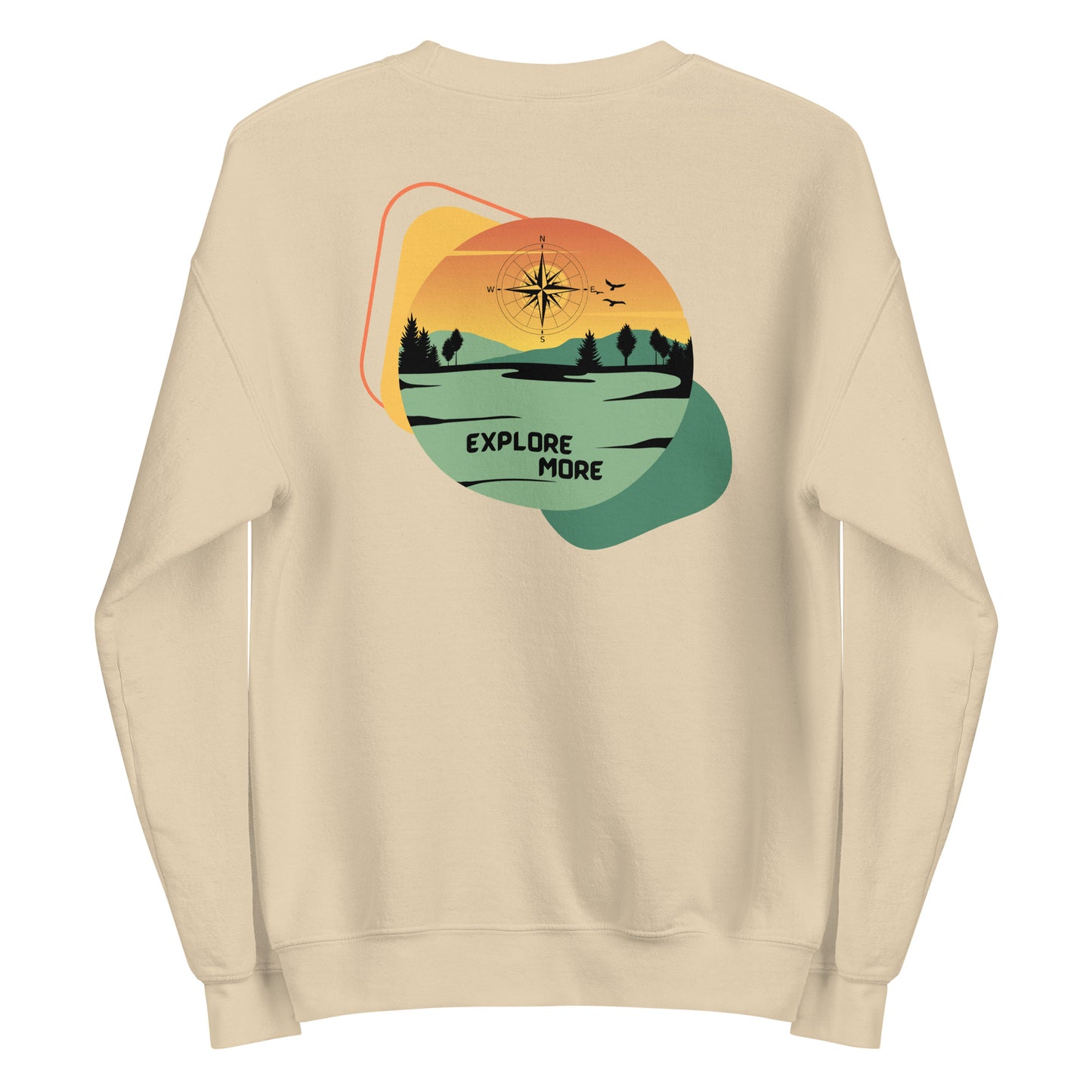 Unisex Sweatshirt - Back design, explore