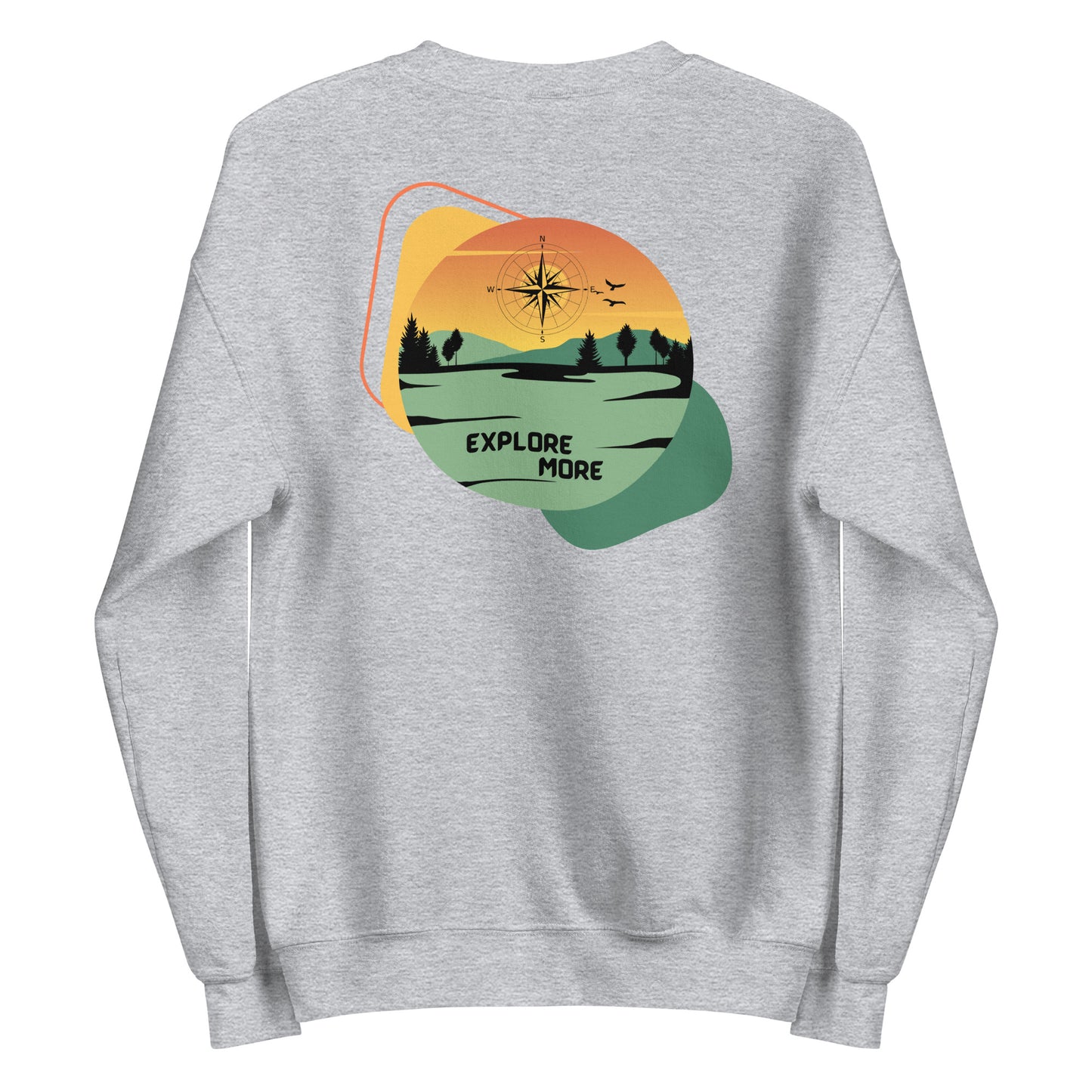 Unisex Sweatshirt - Back design, explore