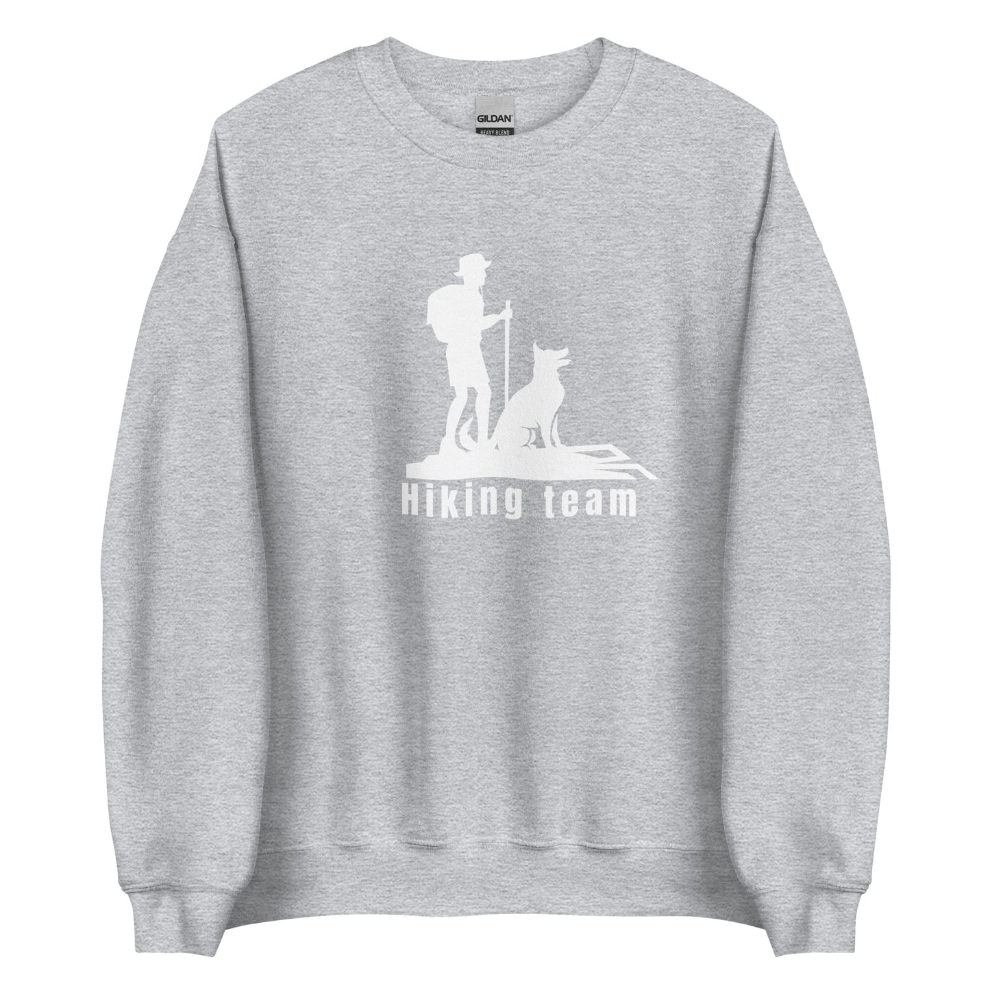 Unisex Sweatshirt - Hiking team, dog and man