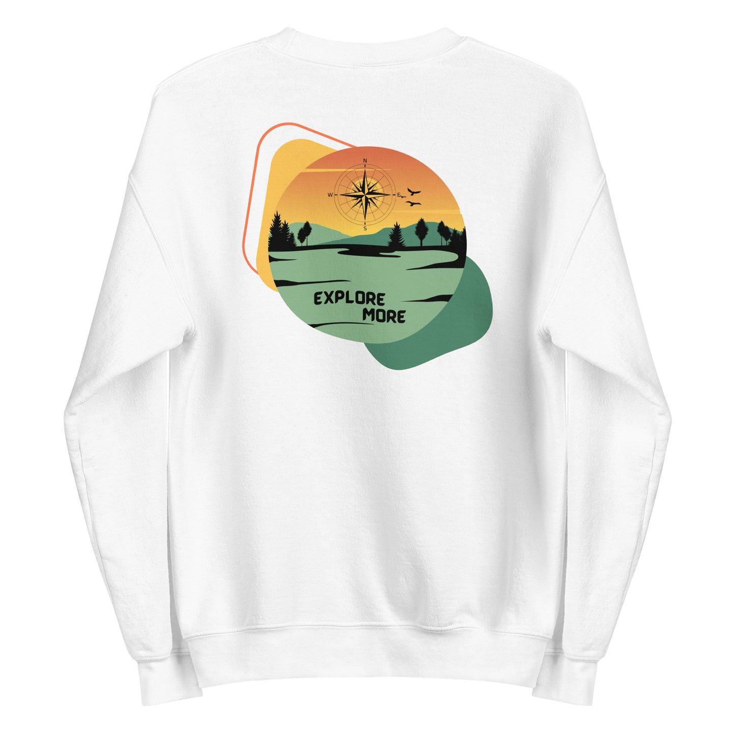 Unisex Sweatshirt - Back design, explore