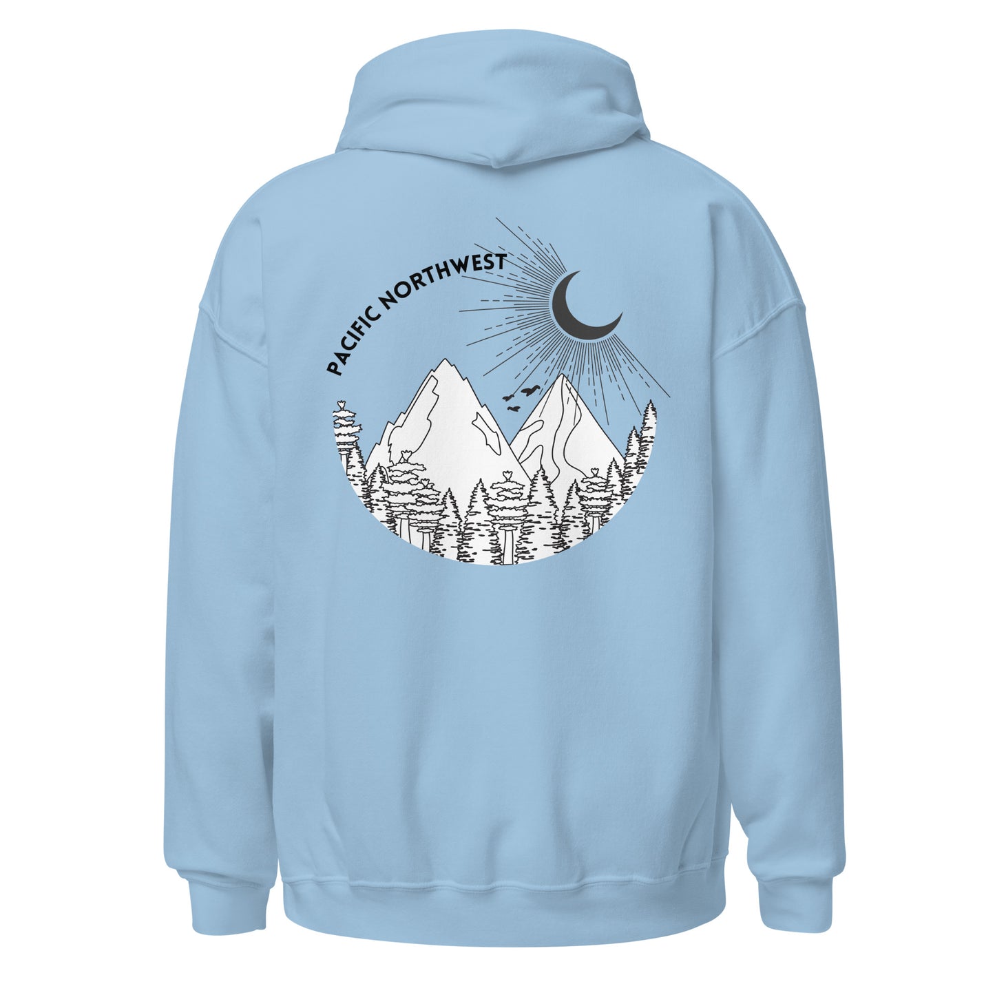 Unisex Hoodie PNW, mountains