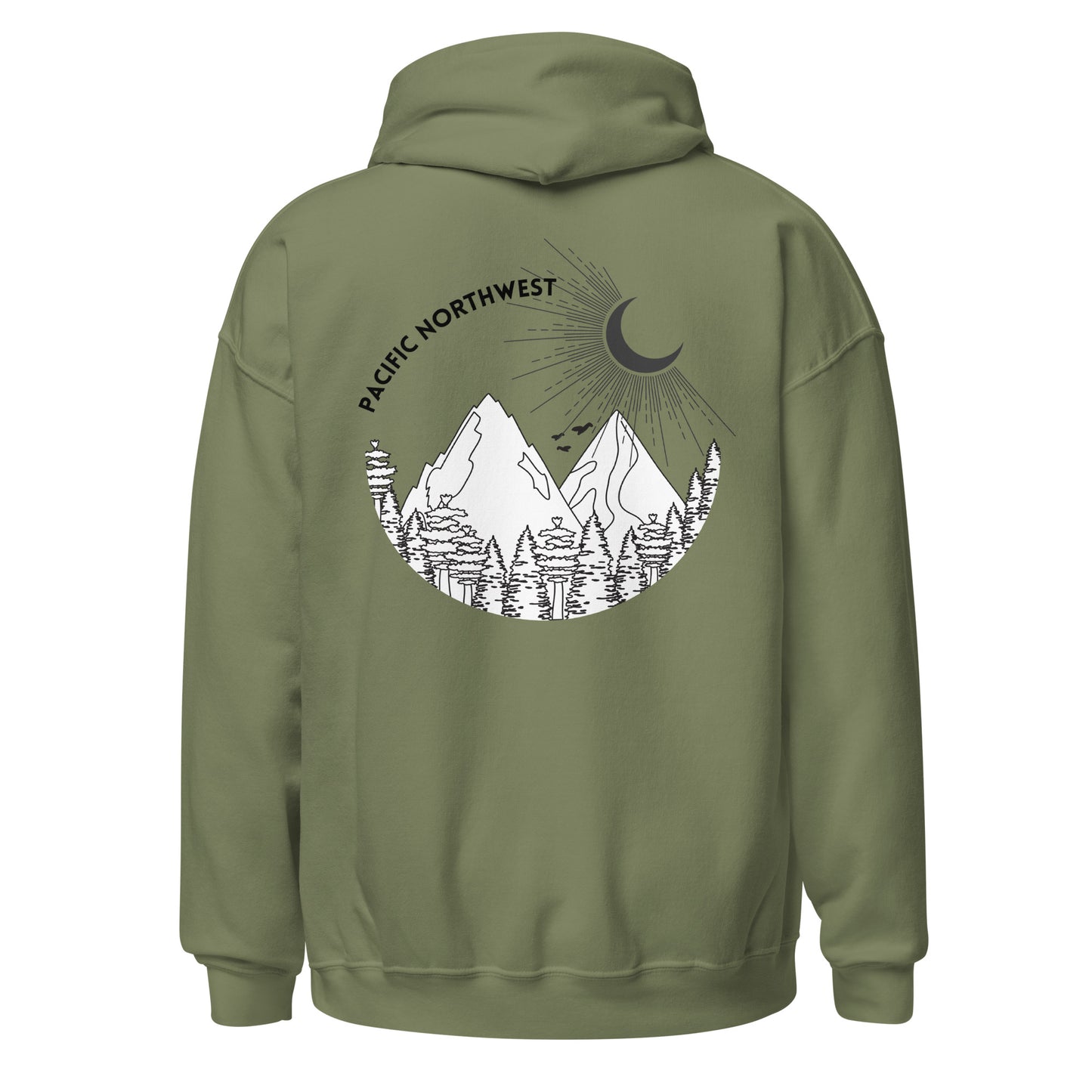 Unisex Hoodie PNW, mountains