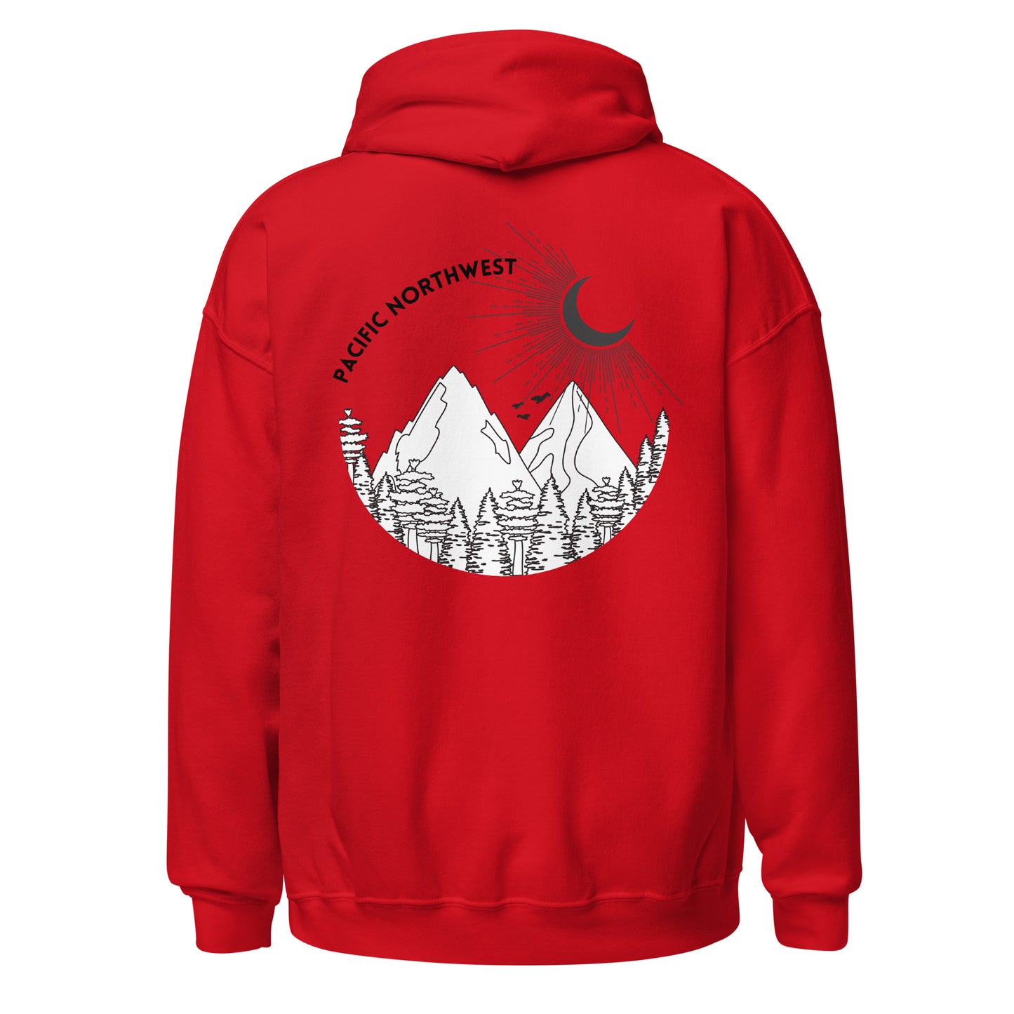 Unisex Hoodie PNW, mountains