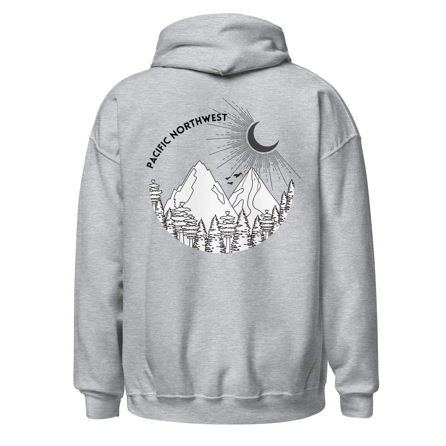 Unisex Hoodie PNW, mountains