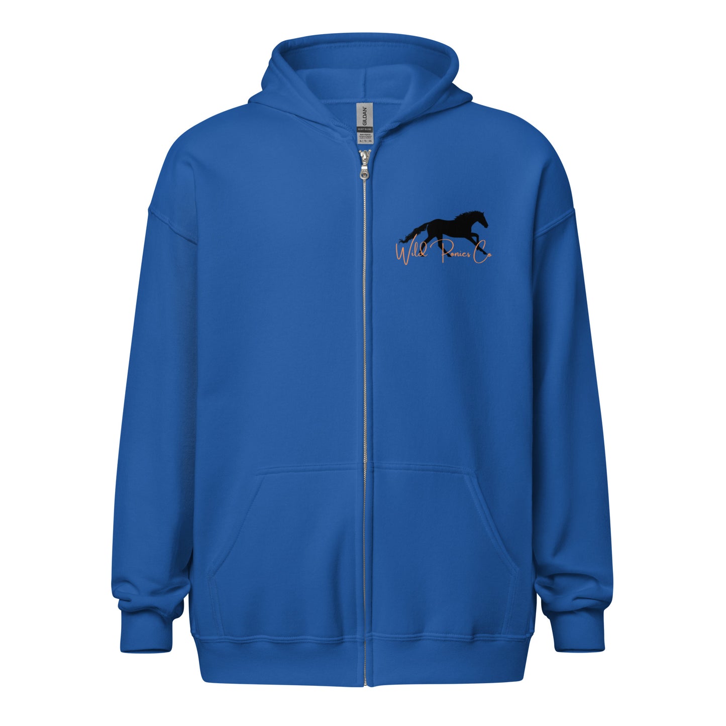 Unisex Heavy Blend Zip Hoodie- Respect wildlife, back design