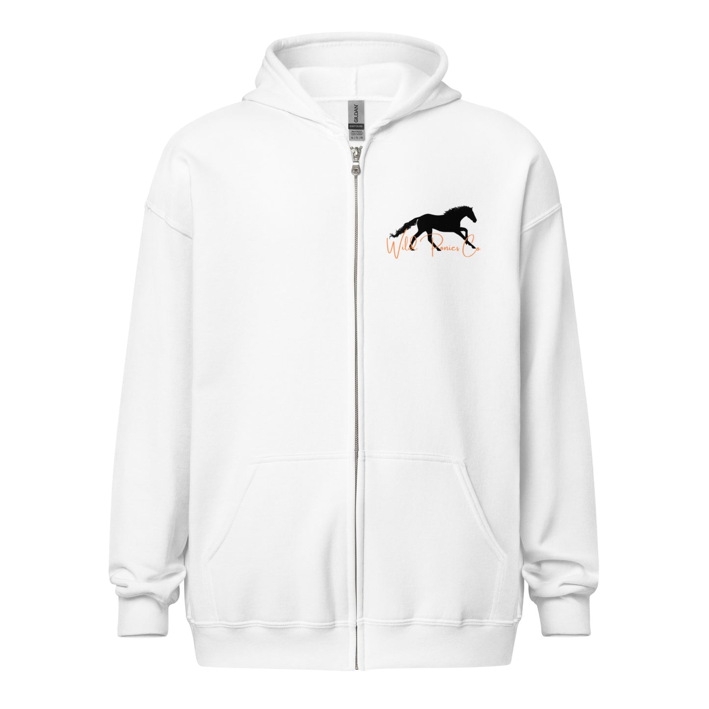 Unisex Heavy Blend Zip Hoodie- Respect wildlife, back design