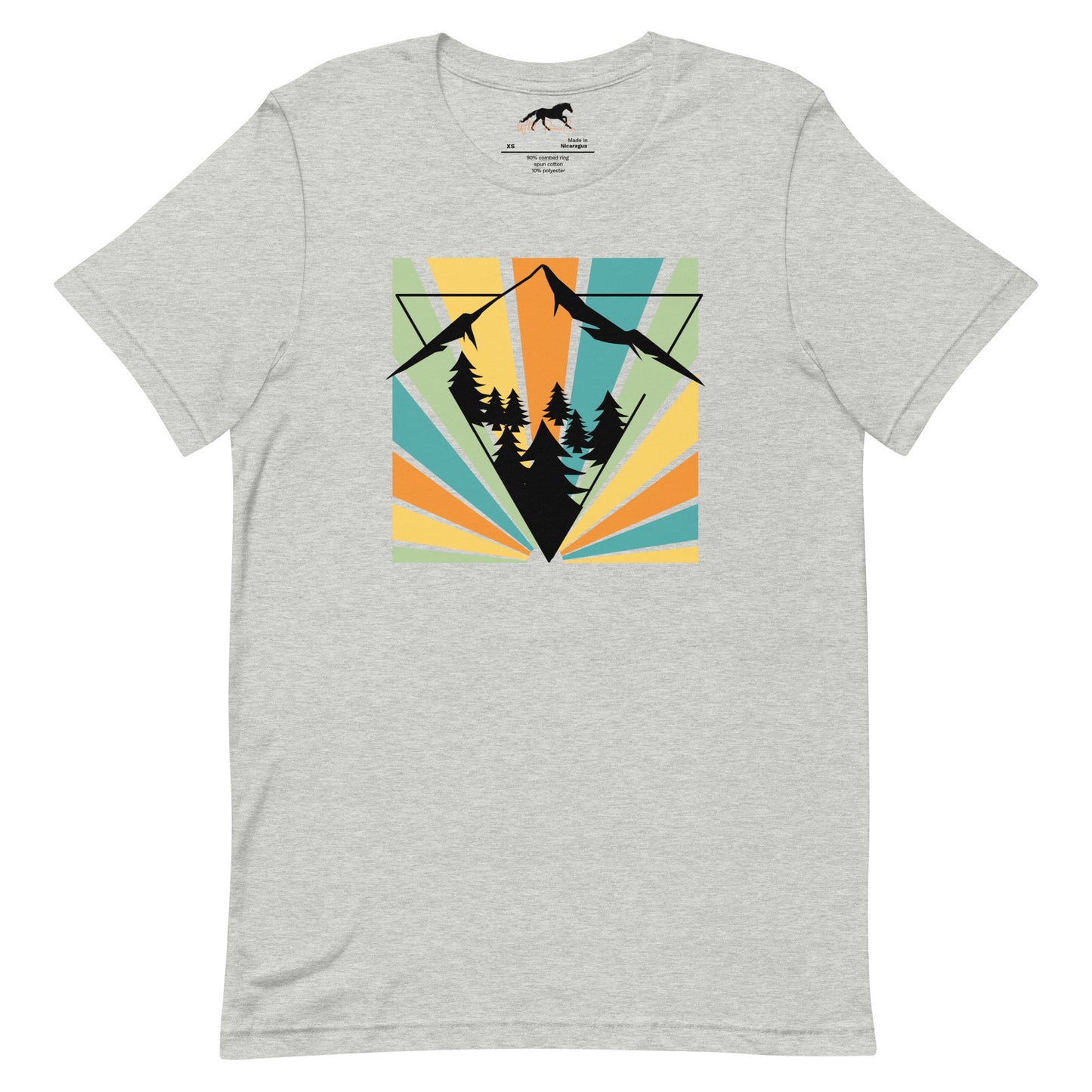 Unisex T-shirt - Mountains and pines