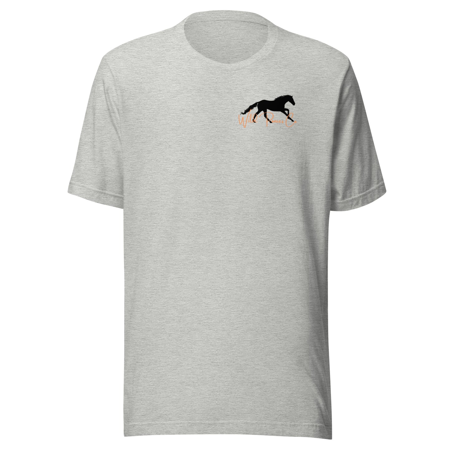 Unisex T-shirt - back design, go outside, mountains