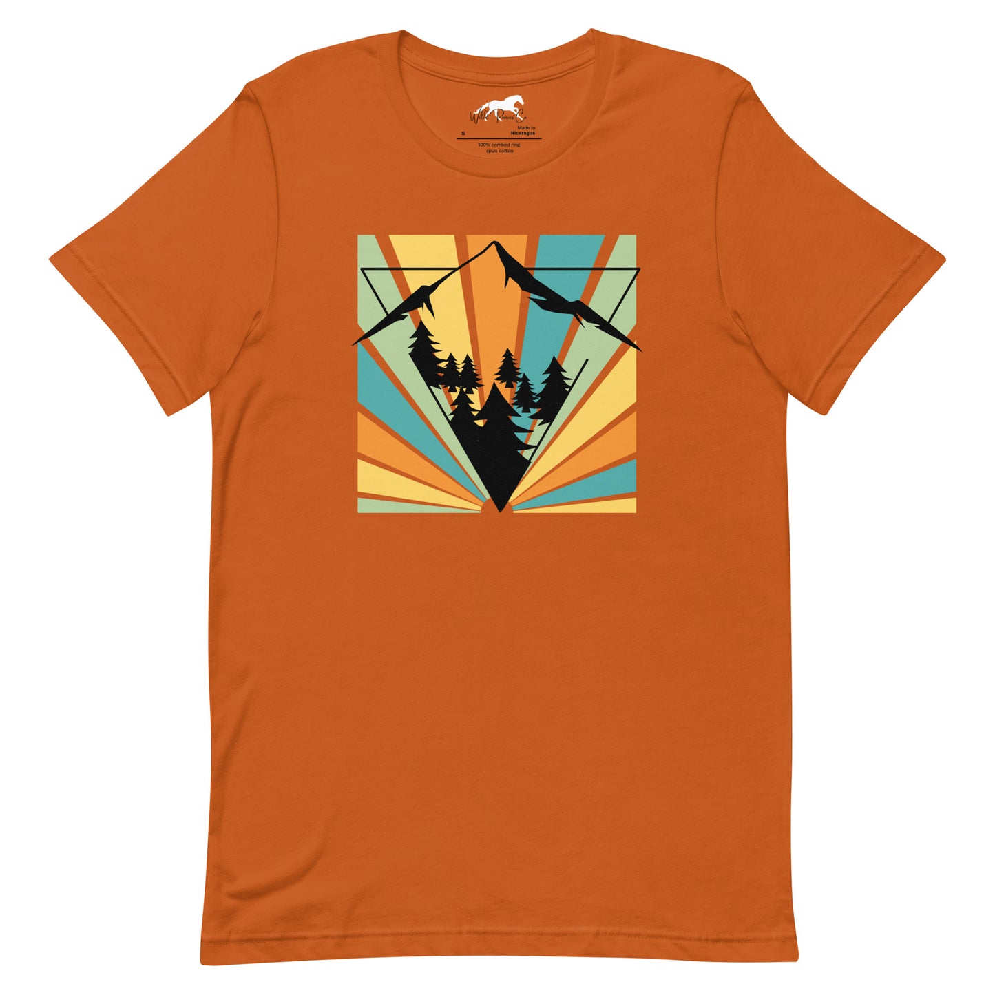 Unisex T-shirt - Mountains and pines