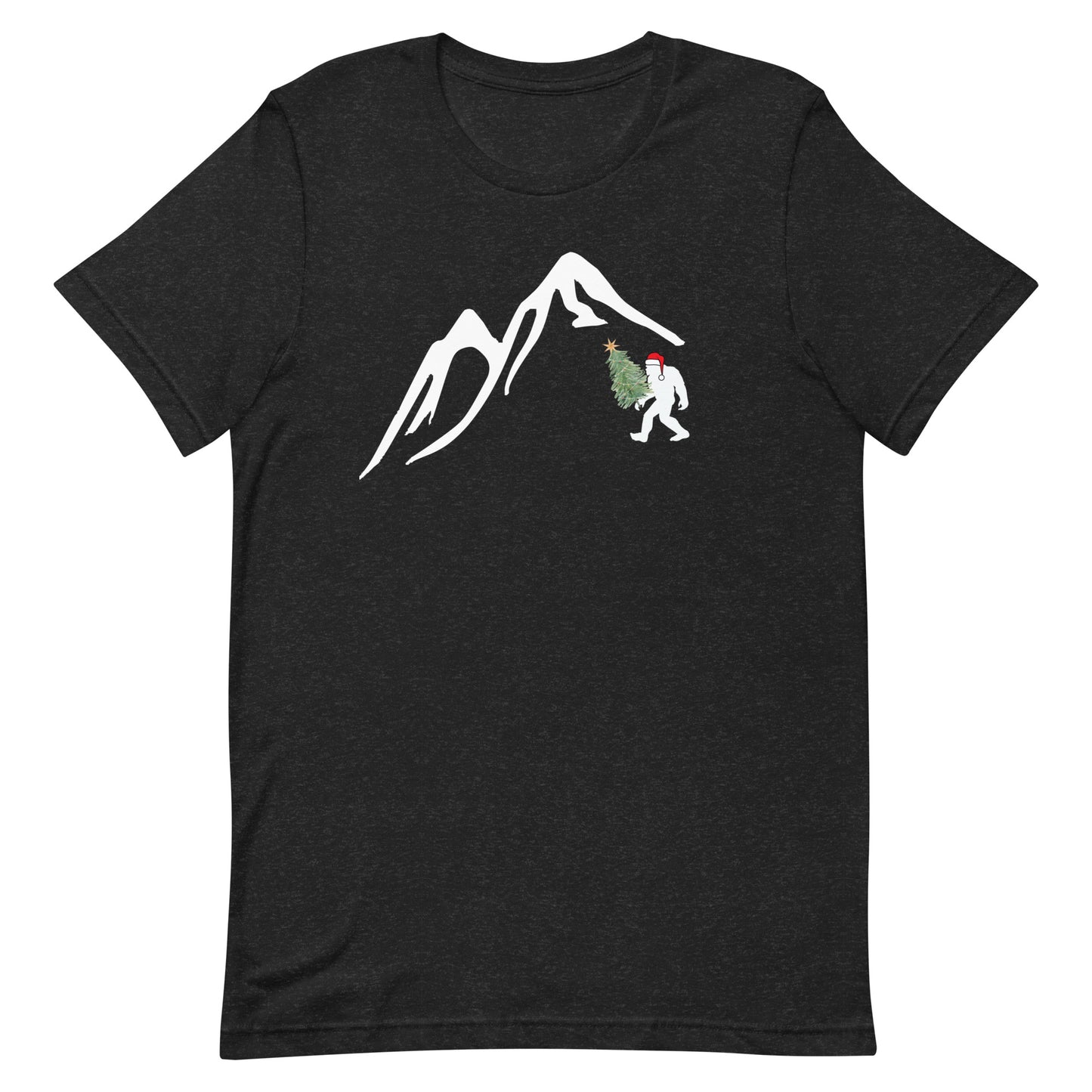 Uni-sex T-shirt Bigfoot Christmas