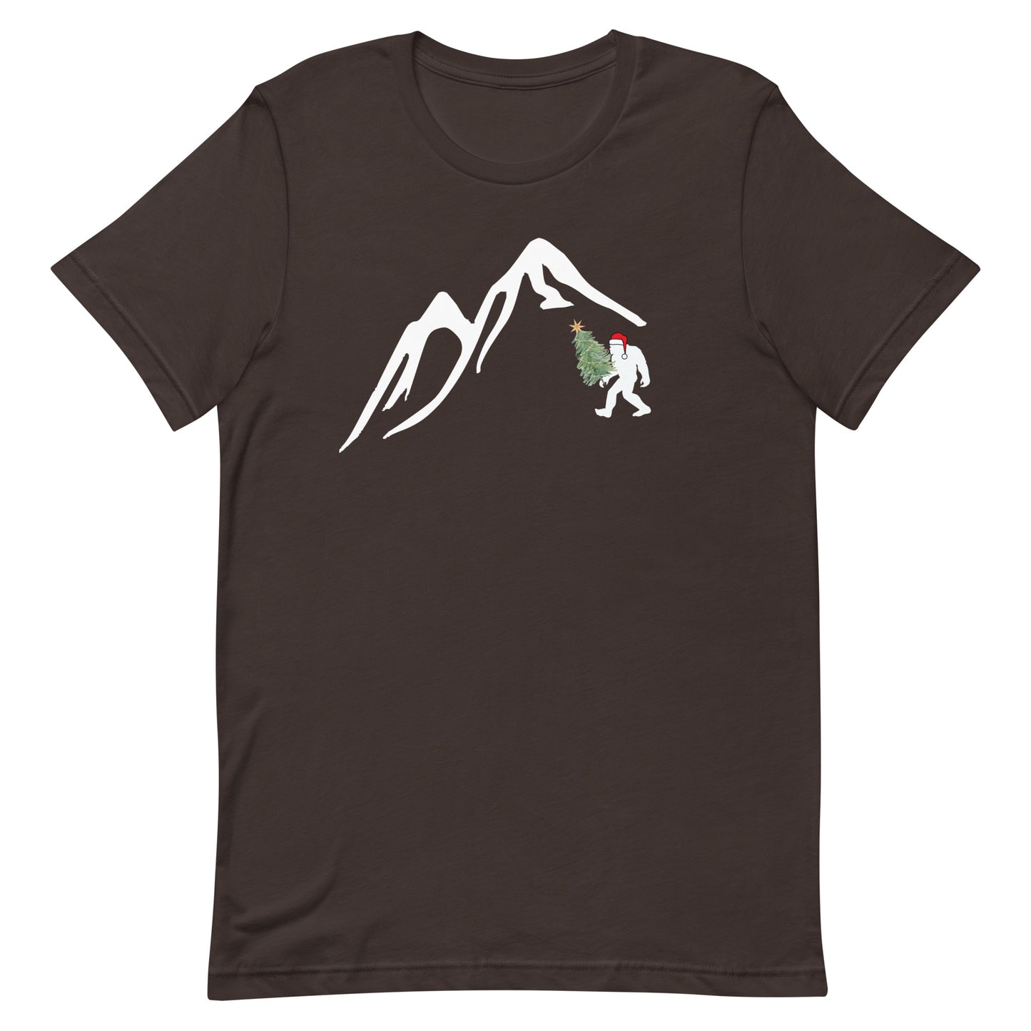 Uni-sex T-shirt Bigfoot Christmas