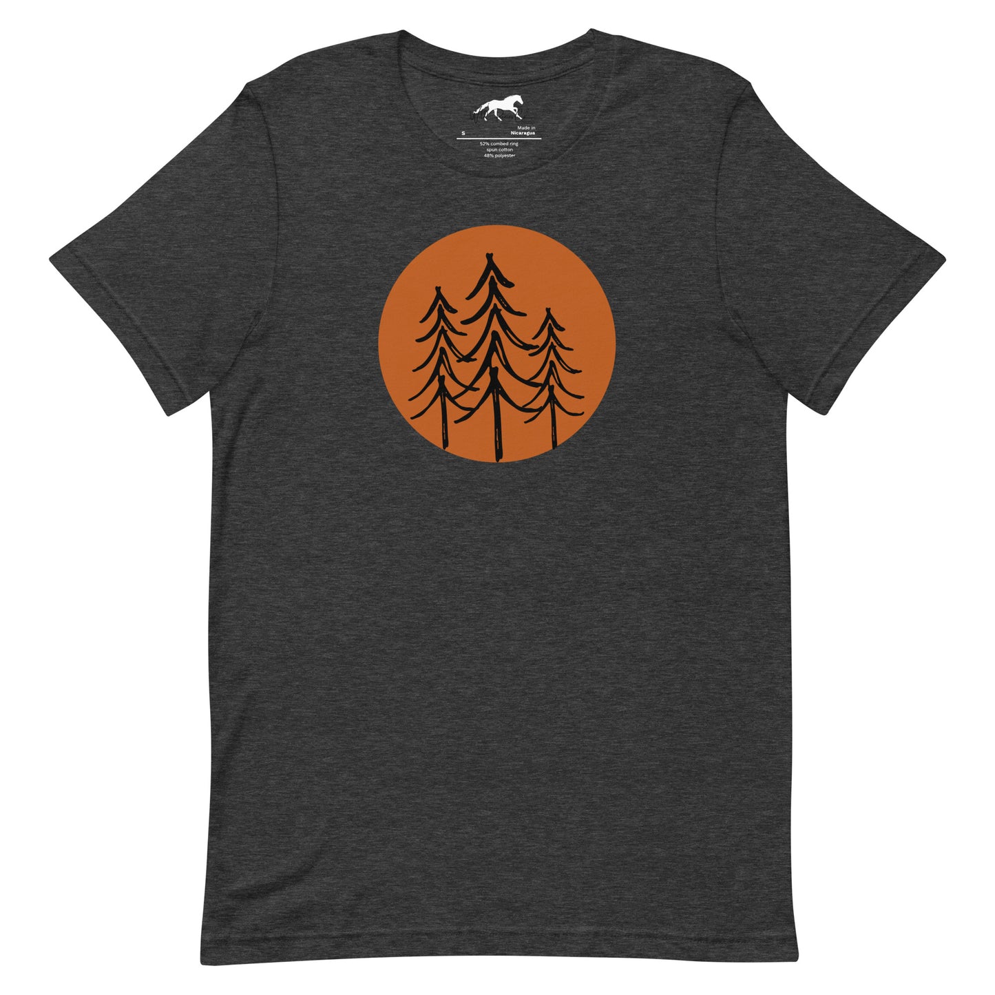 Unisex T-shirt - Simple sun and pines