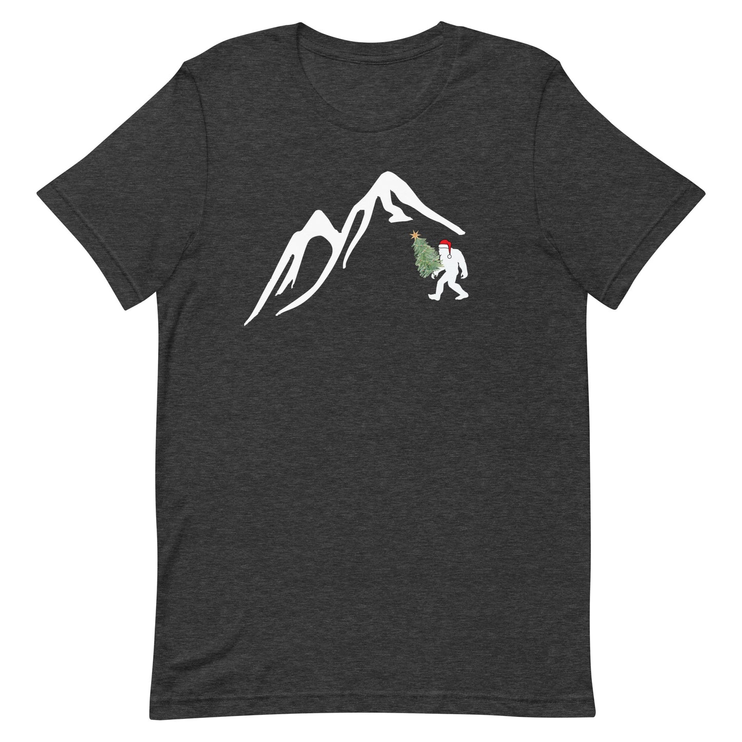 Uni-sex T-shirt Bigfoot Christmas