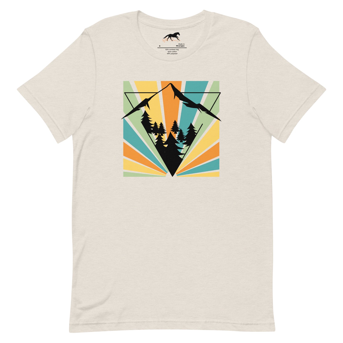 Unisex T-shirt - Mountains and pines