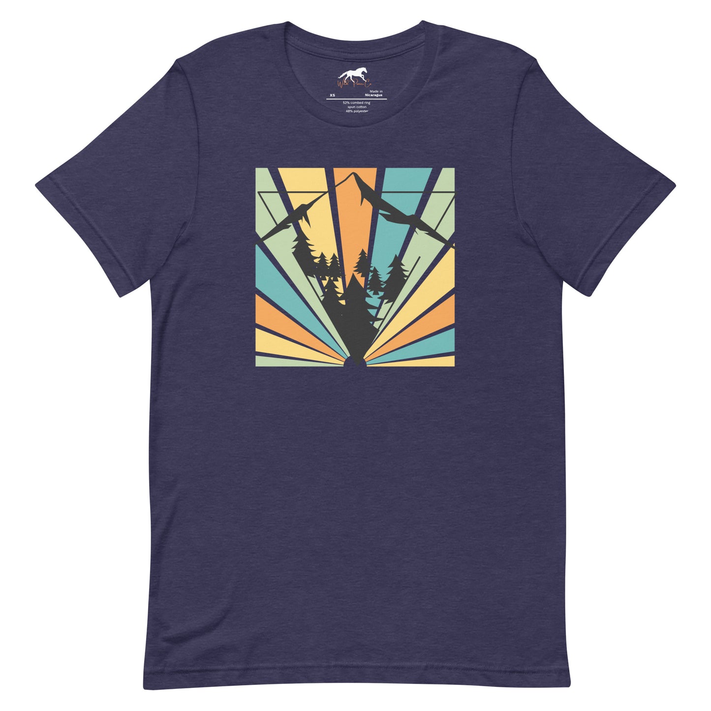 Unisex T-shirt - Mountains and pines