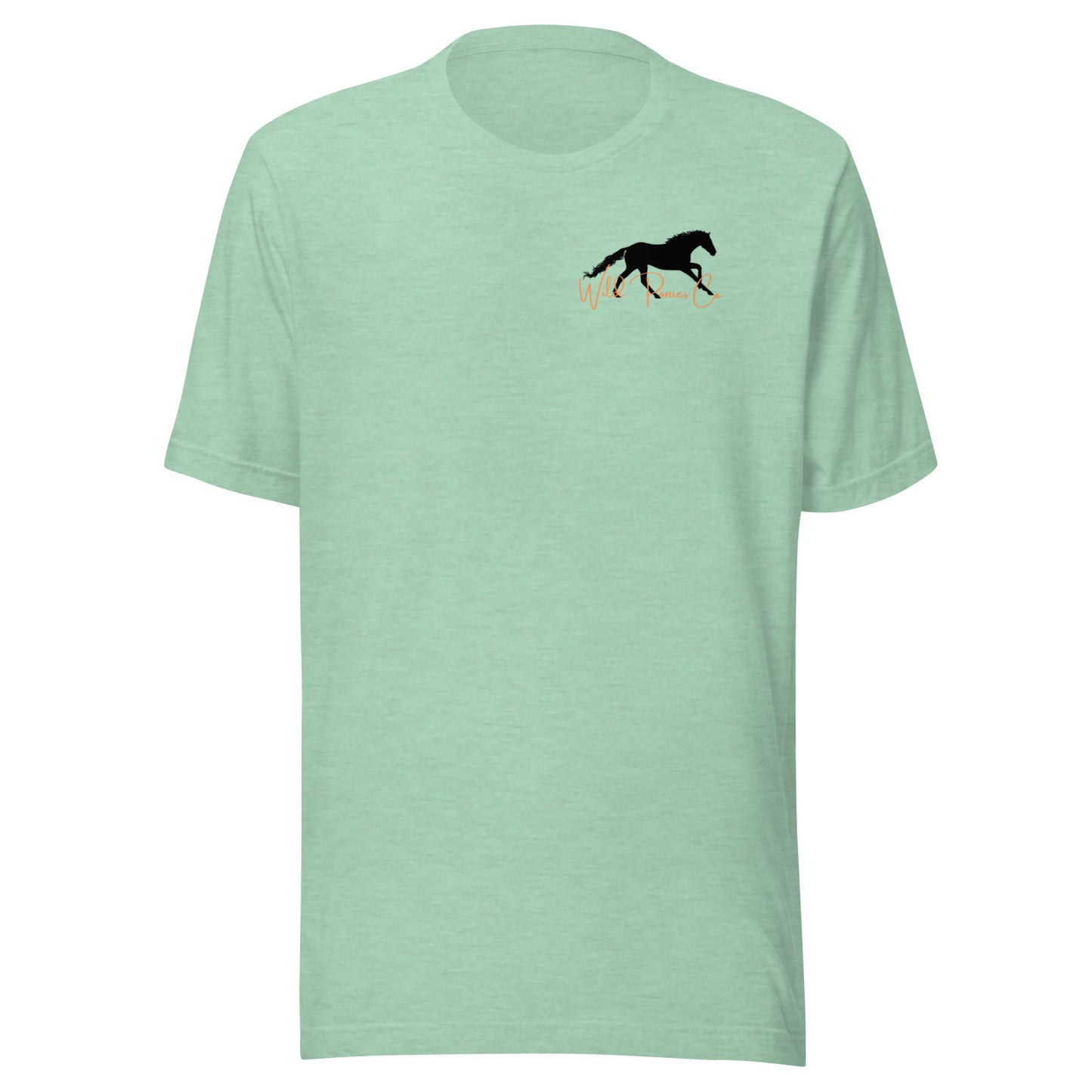 Unisex T-shirt - back design, go outside, mountains