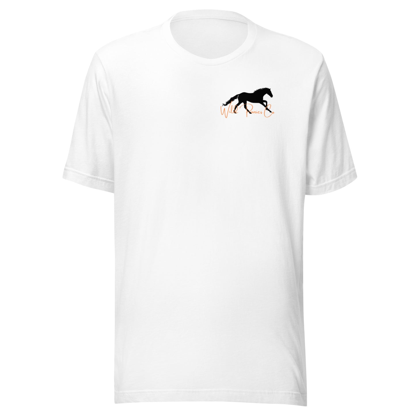 Unisex T-shirt - back design, go outside, mountains