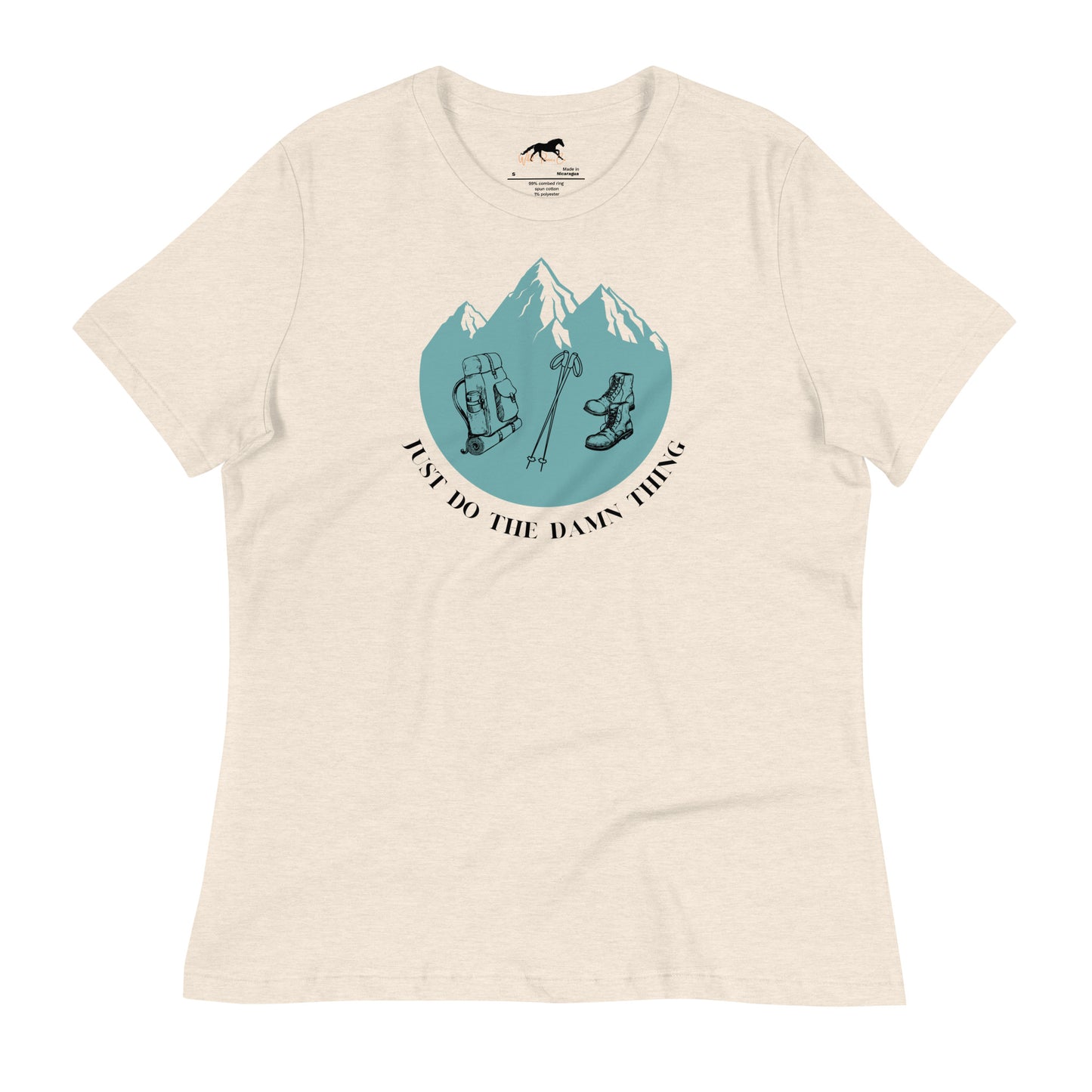 Women's Relaxed T-Shirt - Hiking, mountains